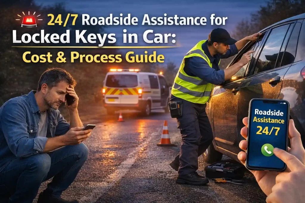 247 roadside assistance for locked keys in a car