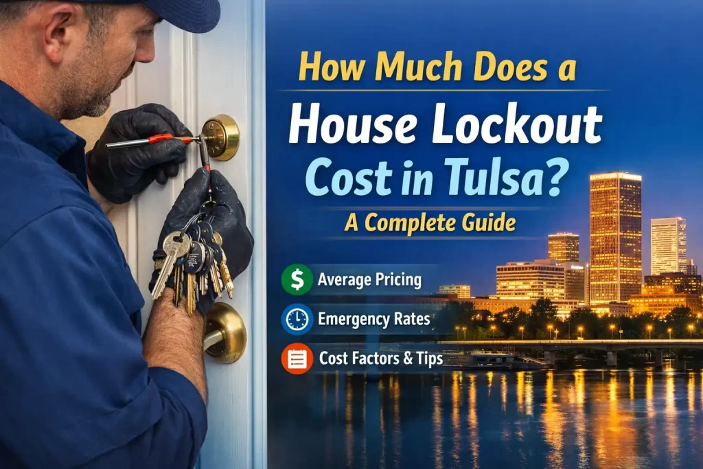 house lockout Locksmith services and costs in Tulsa