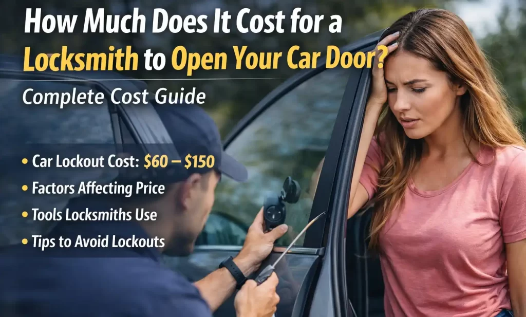 How Much Does It Cost for a Locksmith to Open Your Car Door