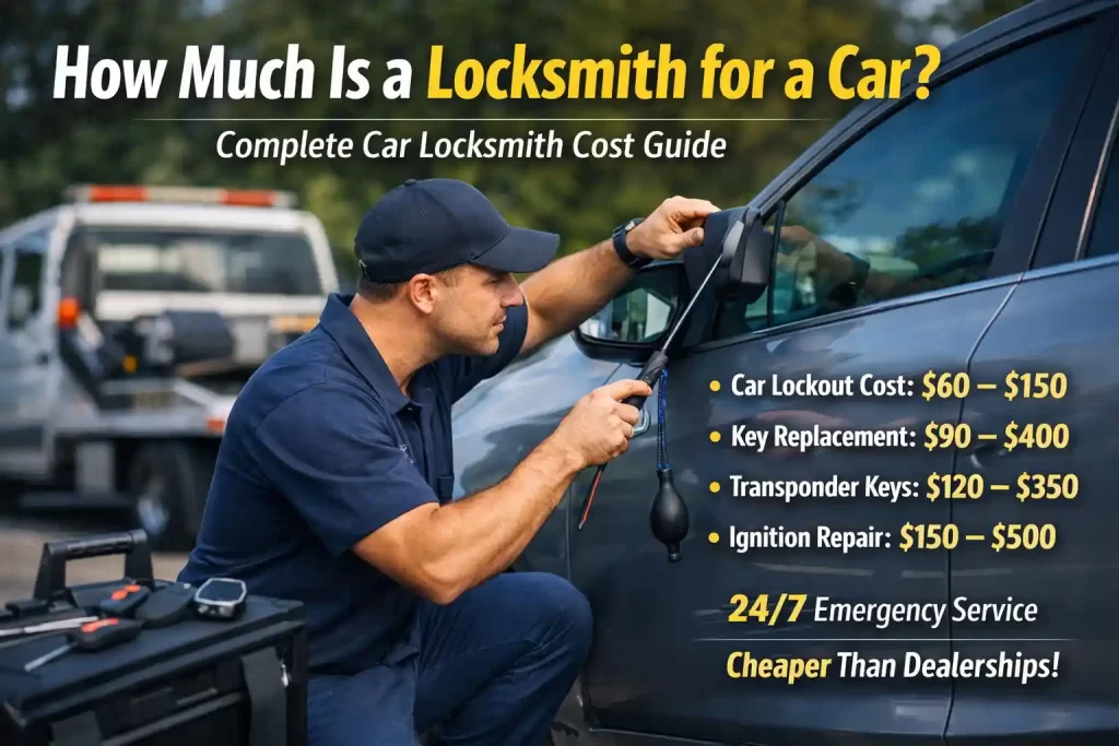how much is a locksmith for a car